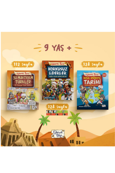 Eğlenceli Bilgi Yayınları 5.6.sınıf-Kısa Dünya Tarihi-Korkusuz Liderler-Tarih...