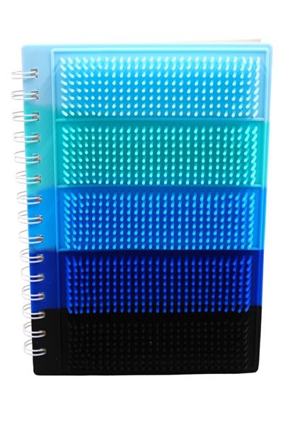 Taros Taros Unick Color Stationery Office Silicone A5 Notebook - Serrated, Model 7687