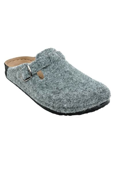 BRGL Unisex Ορθοπεδικές Γκρι Τσόχες Παντόφλες