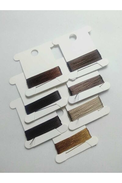 Eskişehir hobi sanat 35 de metri 0,2 mm 7 culori Snur subțire pentru mărgele de rugăciune - Snurul cel mai subțire pentru mărgele de rugăciune