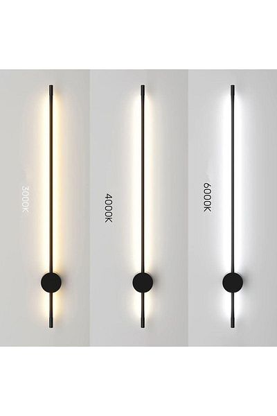 voxlamp Rod 70cm Samsung Led Wall Sconce Rod Black Daylight