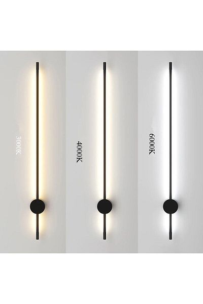 voxlamp Rod 70cm Samsung Led Wall Sconce Rod Black Daylight