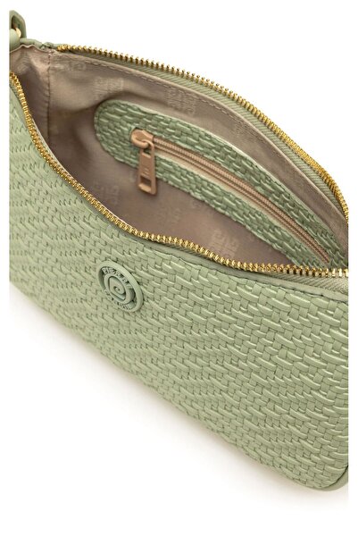 Pierre Cardin Women's Water Green Shoulder Bag 05Po24Y1790