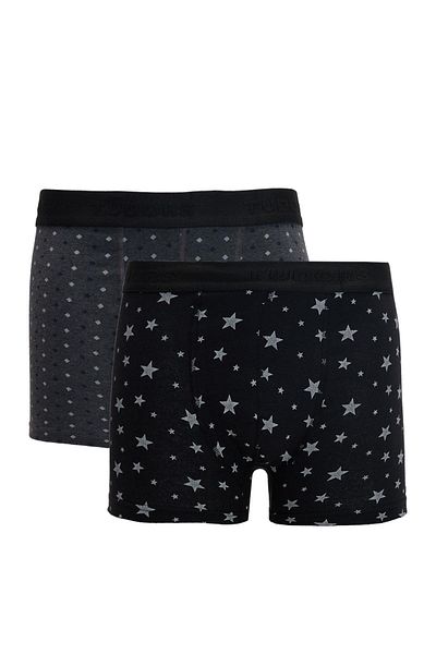 Tudors Ανδρικά Boxers - 2 Pack Βαμβακερό και Lycra ελαστικό ύφασμα