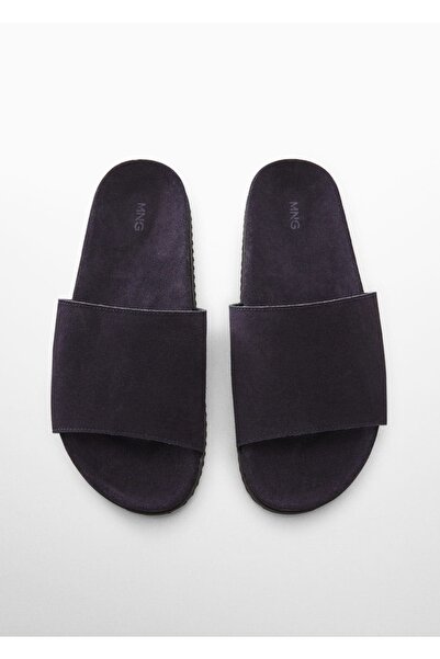 MANGO Man Süet deri terlik