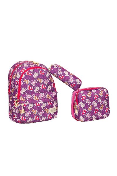 Relaxion Primary School School Backpack Lunch Bag and Pencil Case Set