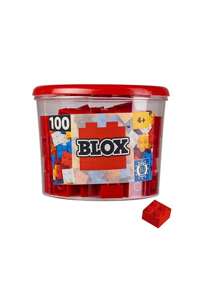 Simba Blox 100 Red Blocks in Box - SMB-104114111