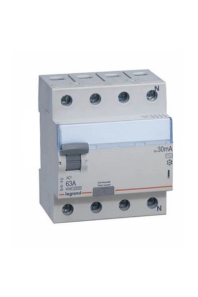 Legrand 4P (4 Pole) 63A 30Ma Leakage Current Protection Relay - 400V Ac