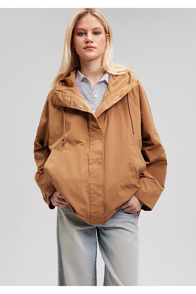 Mavi Μπουφάν με κουκούλα καφέ Oversize / Wide Cut 1110046-70269