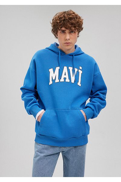 Mavi Men's Logo Printed Hooded Sweatshirt067149-81347