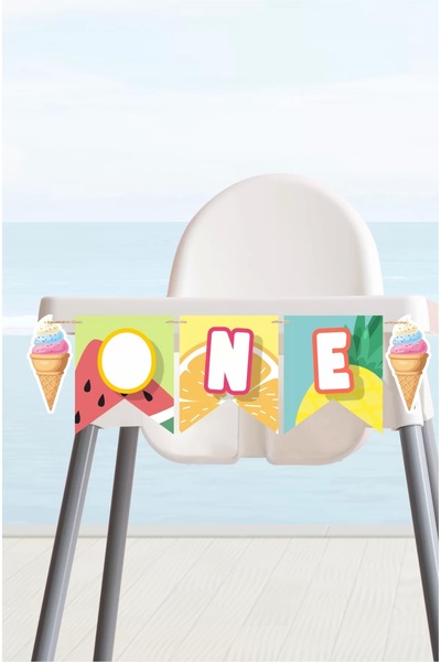 neşeli günlerim Καλοκαιρινό θέμα One Banner *χοντρό χαρτί