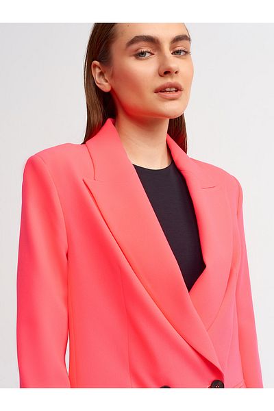 Dilvin 6921 Blazer Jacket-n.roz