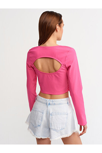 Dilvin 50138 Τετράγωνος γιακάς Χαμηλό παντελόνι Ball-Candy