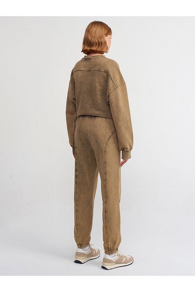 Dilvin 70472 Wash Effect Jogger-Μπεζ