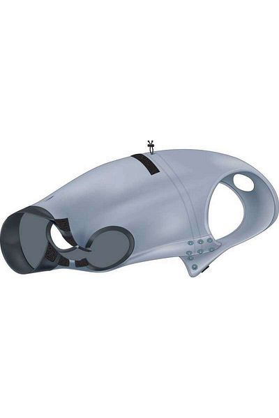 Trixie Gray Dog Body Clothing - S-m 40cm, Protective 492113