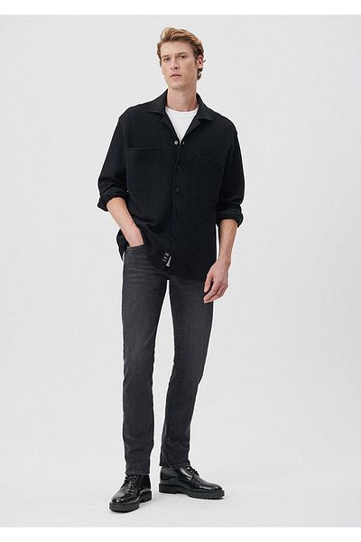 Mavi Marcus Grey Lux Μαύρο Jean Παντελόνι 0035185830