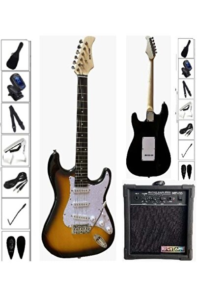 Rock Viper Venom20-SB SSS Sunburst Elektro Gitar Seti 2