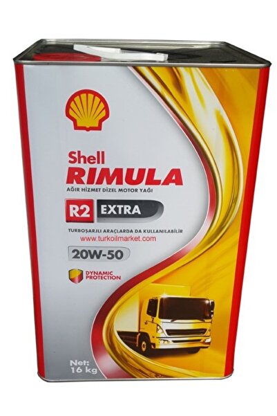 SHELL Rımula R2 20w50 16 Kg Teneke
