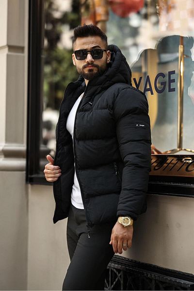 DOXGER Men's Puffer Jacket - Water and Windproof
