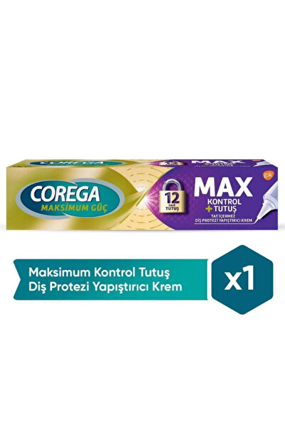 Corega Max Tutuş Ve Ferahlık Diş Protezi Yapıştırıcı Krem 70 Gr