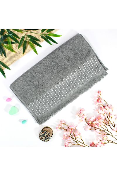 enex life Hand and Face Tasseled Towel