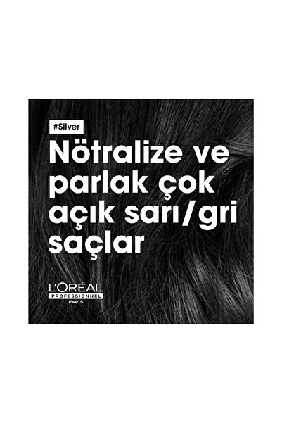 L'oreal Professionnel SILVER PROFESSIONAL CARE SHAMPOO FOR VERY LIGHT BLONDE, GRAY AND WHITE HAIR 300 ML Eva-No92