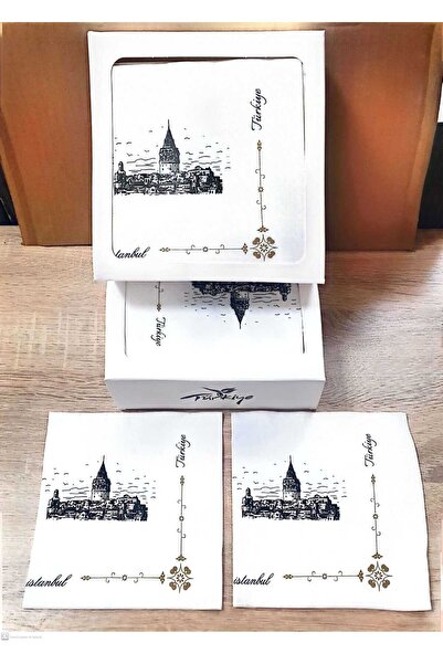 ARZ 30*30 Çift Katlı Kare Baskılı Peçete 50 Adet