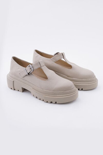 CZ London Genuine Leather Women's Window Casual Shoes High Serrated Sole