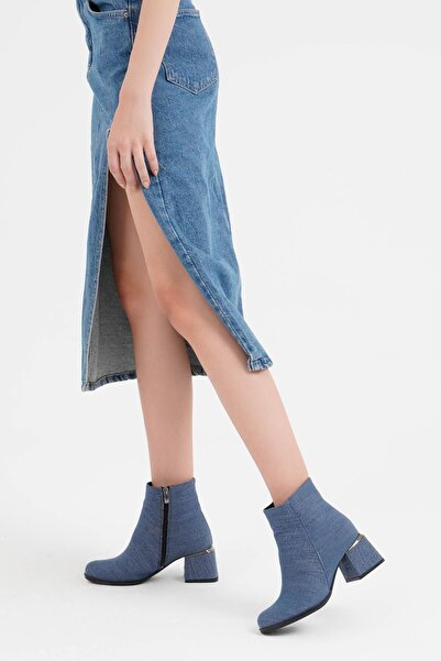 CZ London Γυναικείες μπότες με τακούνι Flat Model Παπούτσια με φερμουάρ