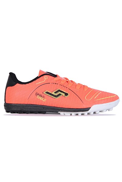 Jump 28006 Μοντέλα πορτοκαλί ανδρικά παπούτσια ποδοσφαίρου - χλοοτάπητα και γήπεδο