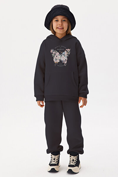 MYADA Set de trening pentru copii cu imprimeu fluture premium sezon nou - 19386