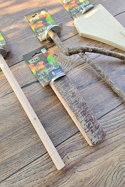 Vixpet Venty 4-piece Parrot Perch Set - Stand Perch - Branch Perch | Budgie - Forpus - Sevda - Paradise | M213