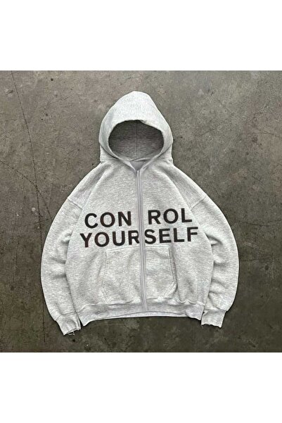 MAYDAY CULTURE Unisex Kapşonlu Zipper Hoodie