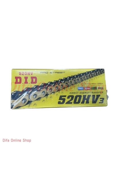 Merpa Motor Motosiklet Zinciri 520hv120l Oringli Dıd