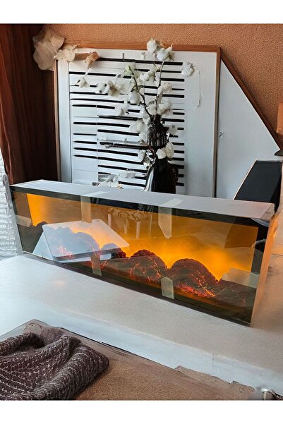 MeGulart Elektrikli Şömine Ev Dekorasyon 52 x 30 / 65 x 25 / 85 x 25 İstediği...