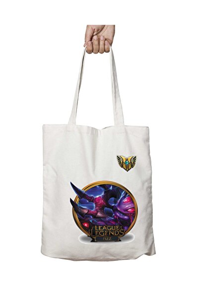 ART HEDİYE حقيبة كتف للمدرسة والشاطئ من Fizz LoL قابلة للغسل وتدوم طويلاً