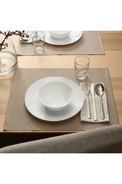 IKEA Oftast 15 Cm White Bowl Soup Salad Nuts Bowl Tempered Glass