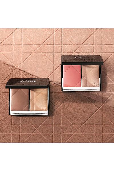 Dior Rouge Blush Duo-blush-elifin - شكل وتسليط الضوء على اللون والتوهج