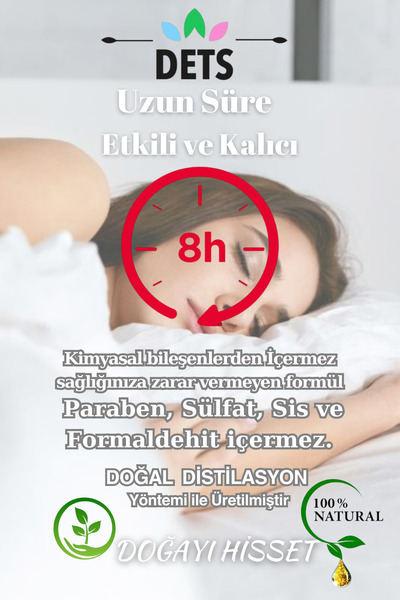 Dets Gül Uyku ve Yastık Spreyi Zen Dinginliği – Huzurlu Geceler İçin Doğal Sleep and Pillow Spray