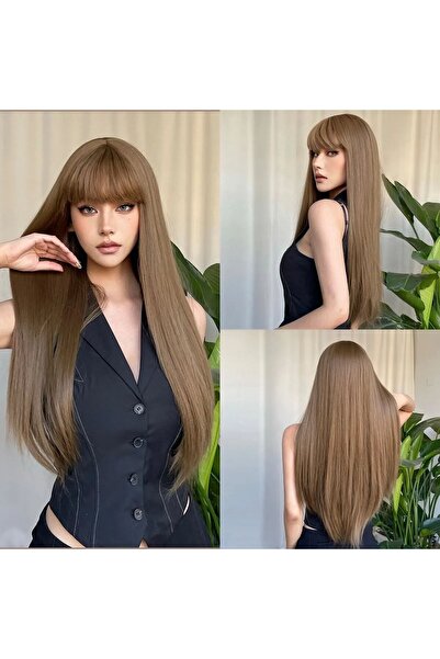 Peruk Avm Luxury Kumral Perçemli Vip Model