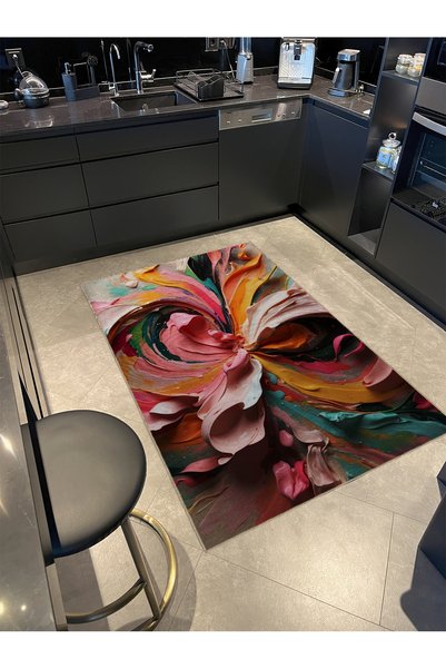 Rugs Modern Halı Covor decorativ cu bază țesută, cu model care imită vopseaua...