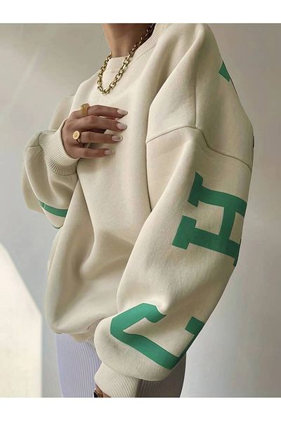 npLStore Φούτερ με στάμπα Unisex Oversize - Hoodie, Large Size