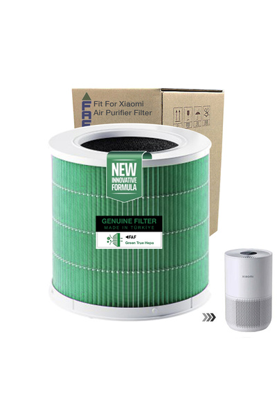 FAF FİLTRE Xiaomi 4 Kompakt Filtre 360 Ttrue Cam Hepa Yeni Formullü Filtre 4 ...