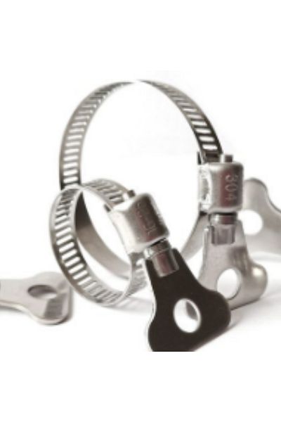 LİNWAY 20-Piece Metal Butterfly Connected Hose Clamp