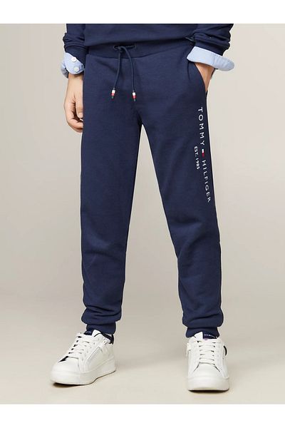 Tommy Hilfiger Unisex Essential Pure Cotton Logo Jogger Pants - Organic