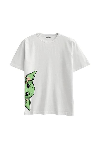 Pisa Art Μπλουζάκι με στάμπα Yoda Oversize