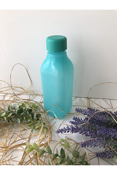 Tupperware Eko Şişe 500ml Kare Mavi Çevir Kapak