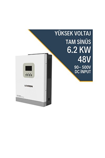 Genel Markalar LEXRON 6.2KW MPPT PARALEL 90-500V PV INPUT 100A MPPT INVERTER PARALLENEBİLİR