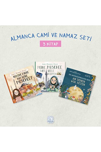 Karavan Çocuk Almanca Cami ve Namaz Seti (3 Kitap)