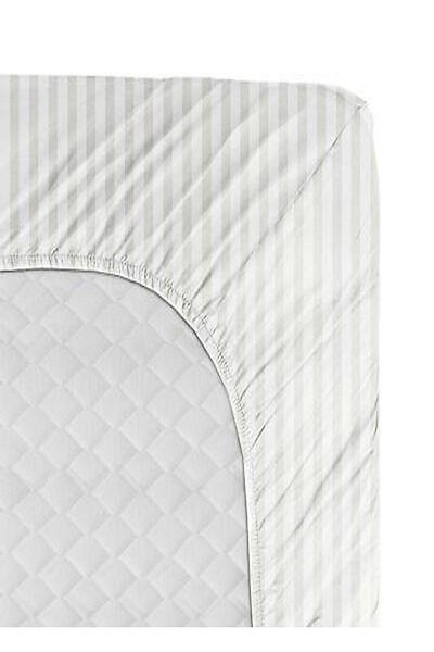 PIRILTI COLLECTION Cotton Satin Double Striped Sheet Set - Elastic
